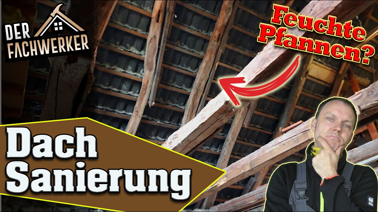 Feuchte Dachziegel, keine Unterspannbahn - wie soll man alte Dächer dämmen?