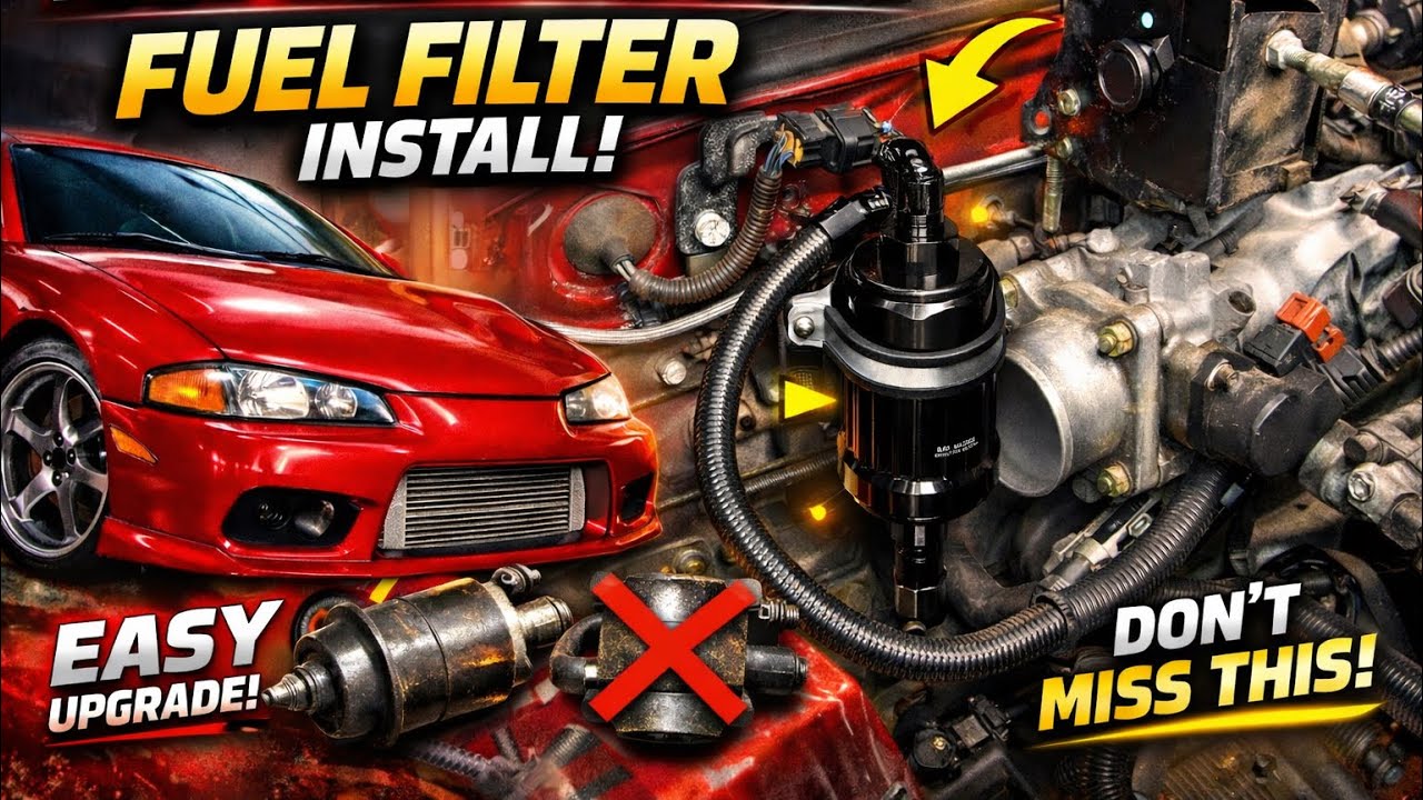 1997 Eclipse GSX Fuel Filter Upgrade (DIY Install)
