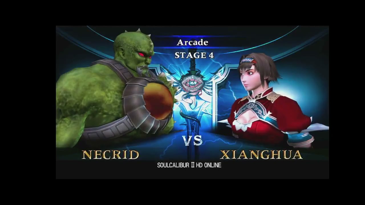 Soulcalibur 2 Arcade mode (Extremely Hard) Necrid