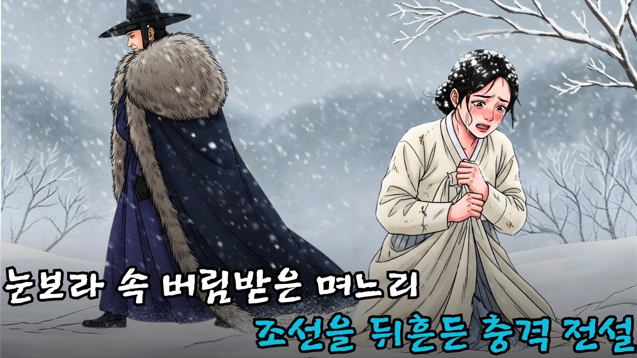 눈보라 속 버림받은 며느리, 조선을 뒤흔든 충격 전설 / 조선이야기 / 민담 / 오디오북