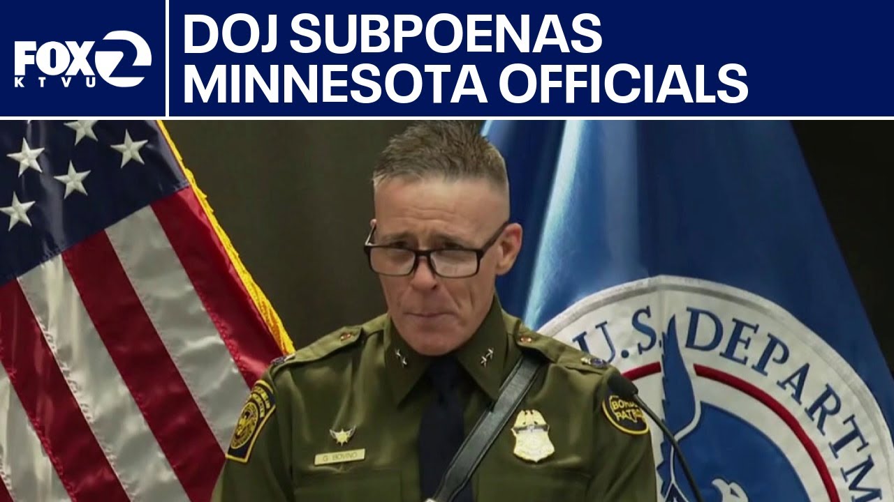 DOJ issues subpoenas to Minnesota lawmakers | KTVU