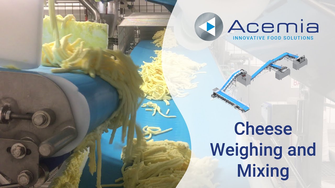 Weighing and Mixing Cheese Line | ACEMIA