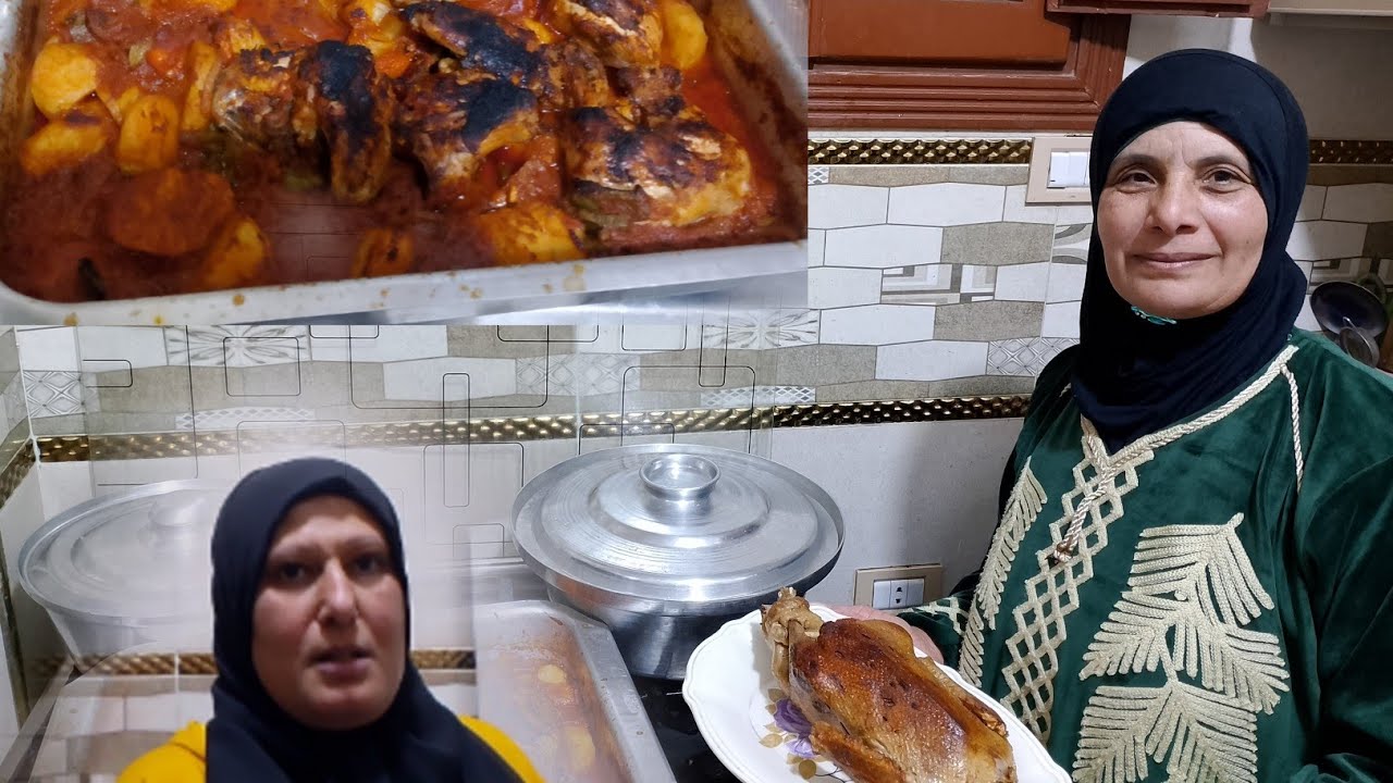 سلفتي قالتلى قومي من الكسل ال انتى فيه اتنشطت وقومت وعملت احلى بطه وصنيه بطاطس بالفراخ حاجه عظمه😍 