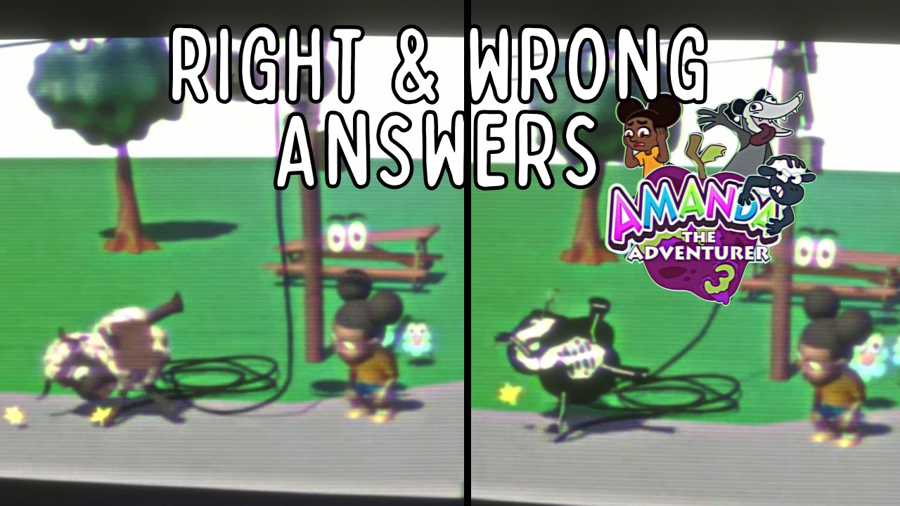 All Right & Wrong Answers (Secrets & Endings) | Amanda the Adventurer 3 Demo