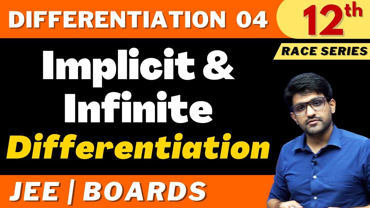 Differentiation 04 | Implicit & Infinite Differentiation | Class 12 | Aman Sir Math | Bhannat Maths
