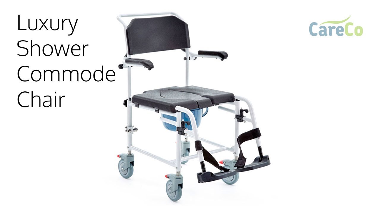 Luxury Shower Commode Chair
