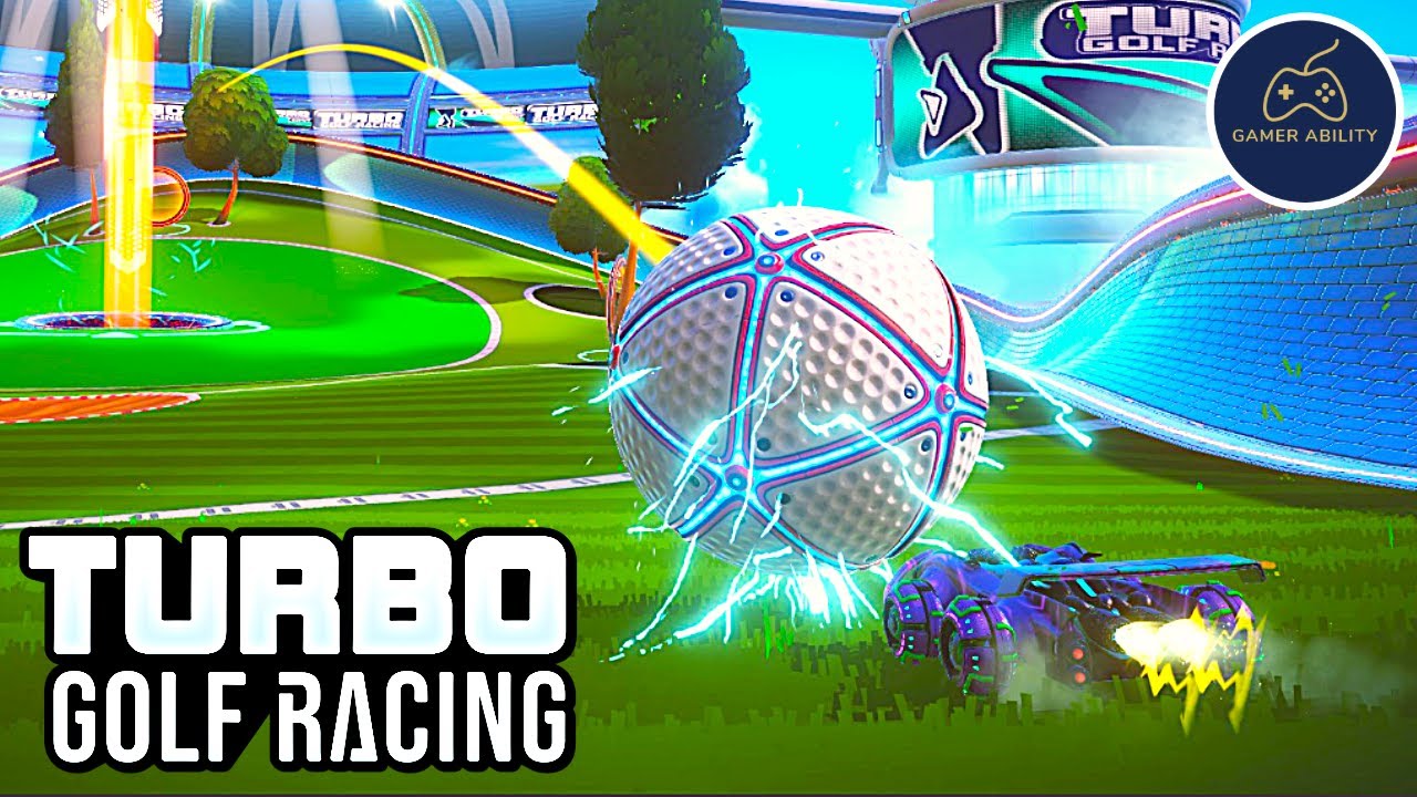 Golfing with Cars in Turbo Golf Racing!
