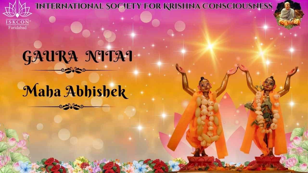 Sri Nityananda Trayodashi Special Mahabhishek || 31th January 2026 || ISKCON FARIDABAD