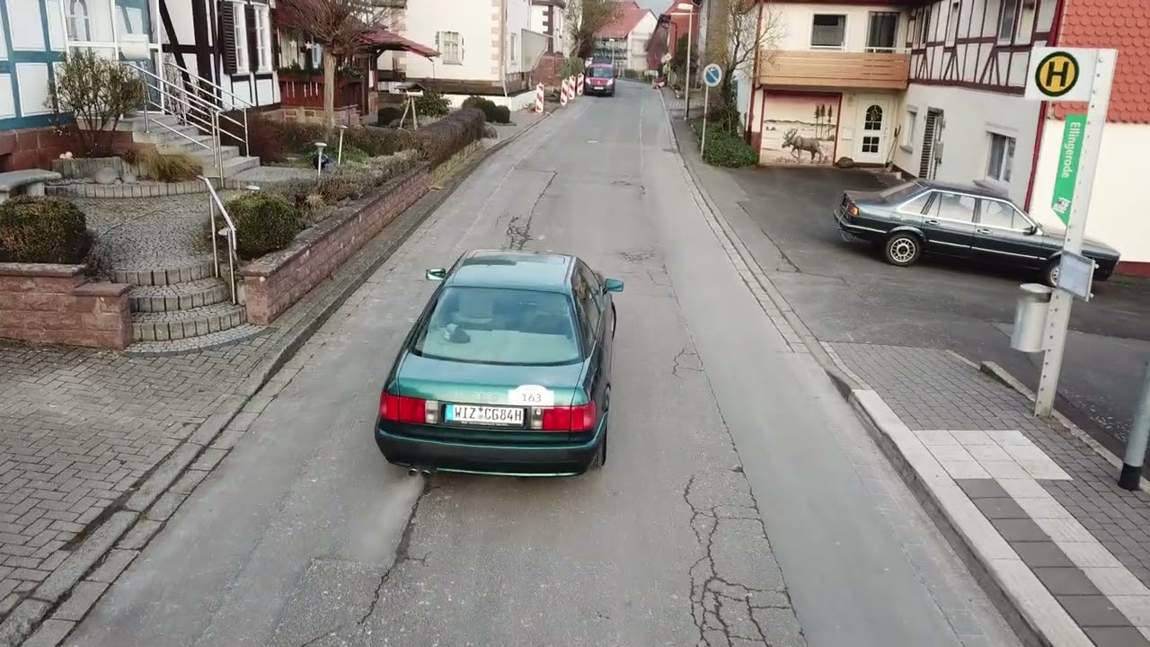 Die ersten Versuche Videos zu erstellen mit einer dji Drohne. Mit mir und meinem Audi 80 B4.