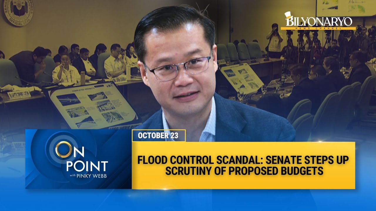 On Point: Flood Control Scandal: Sen. Sherwin Gatchalian on Senate Scrutiny of 2026 Budgets