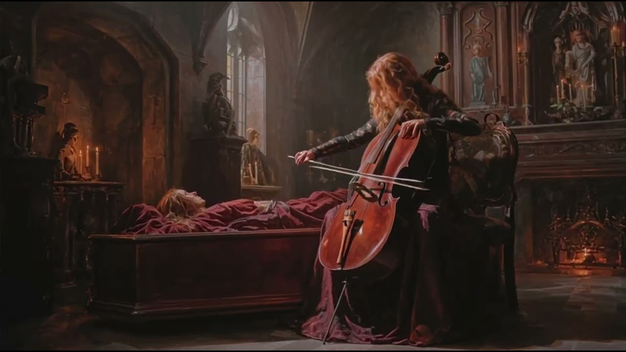 Ebon Veil - Doomed (Extended Remix ) | Gothic Rock, Darkwave, Gothic Cello Darkwave