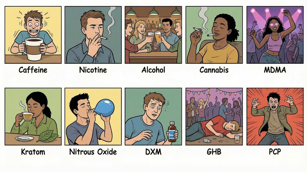 Most Used Drugs & Their Effects Explained Like You're 5