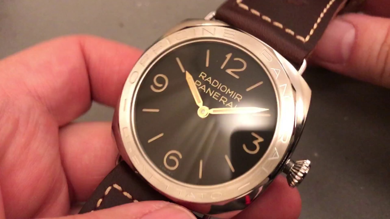 [SIHH 2017] Panerai Radiomir 3 Days Acciaio PAM685 with Brevettato Bezel