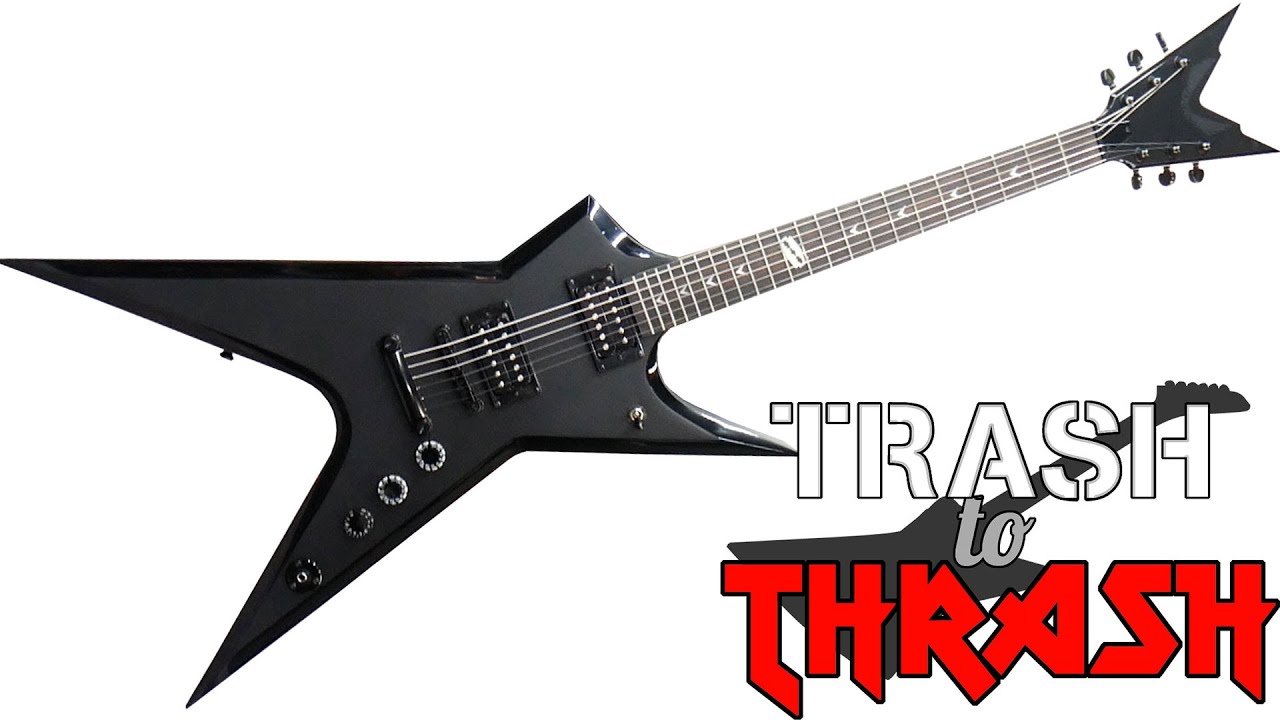 Trash to Thrash #61 Даймбэг Даррелл Стелс (модификация и переделка гитары Dean Razorback)