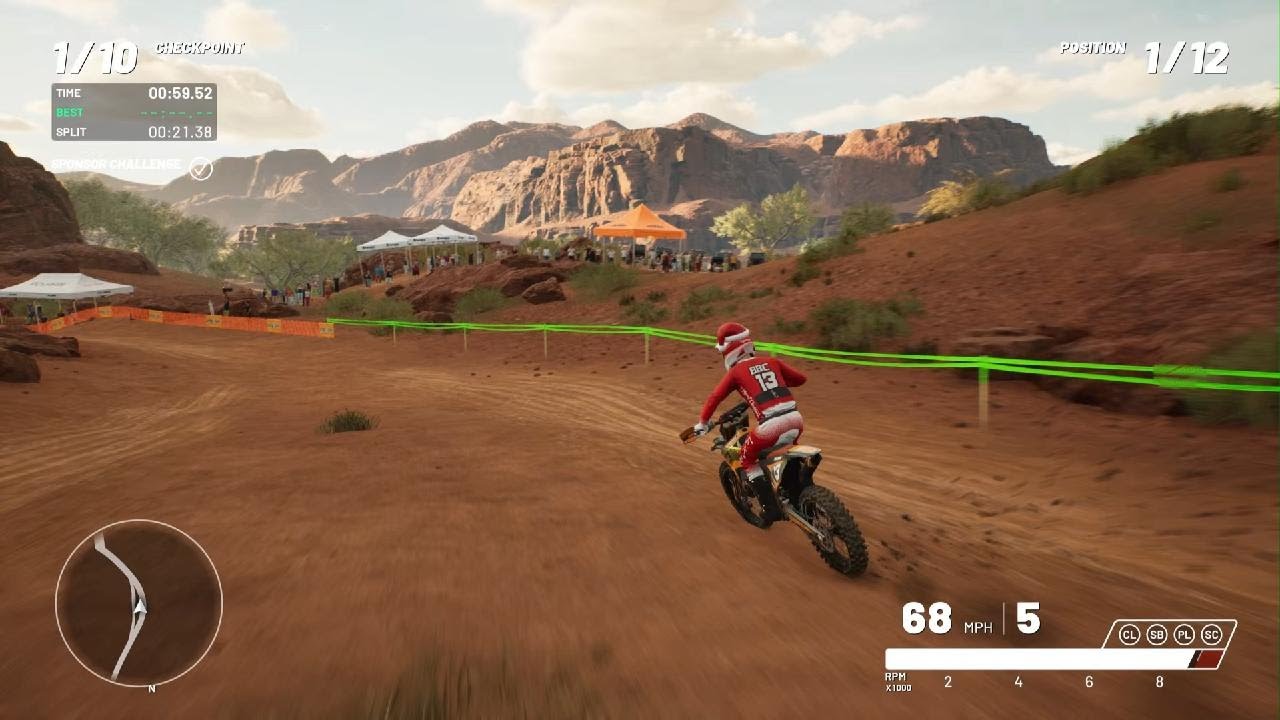 MX vs ATV Race