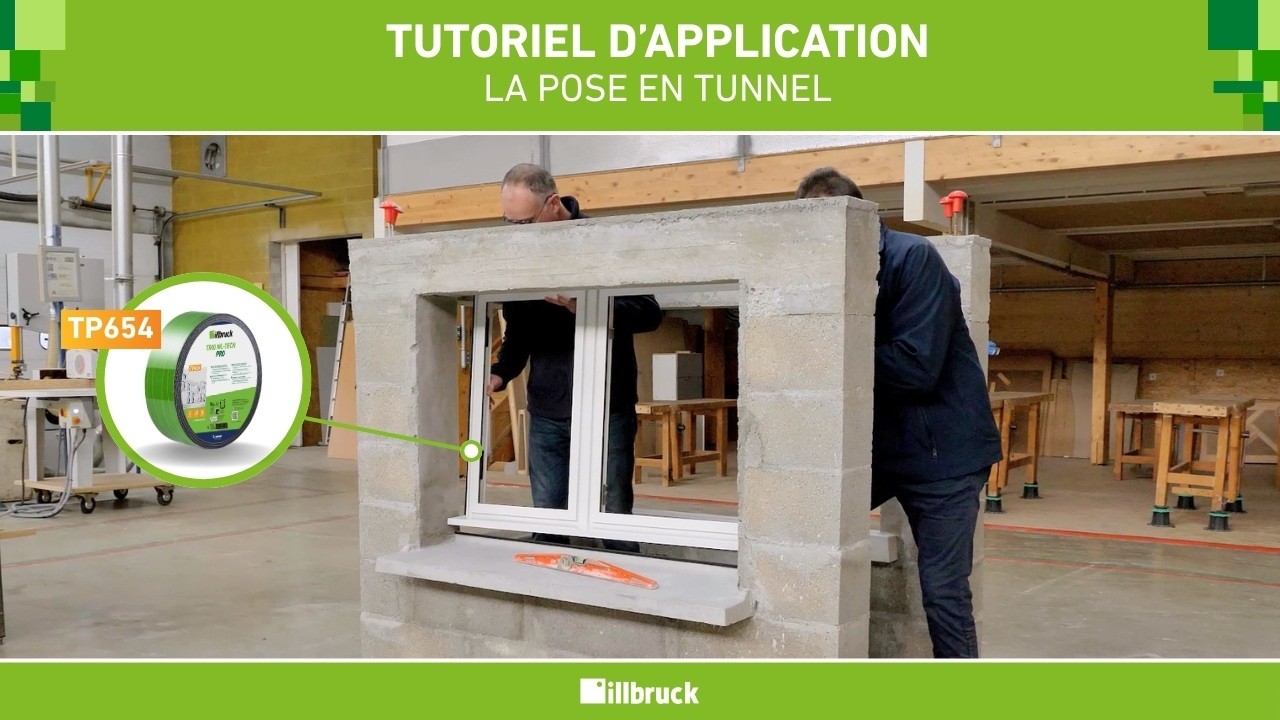 Tutoriel de pose menuiserie : la pose en tunnel