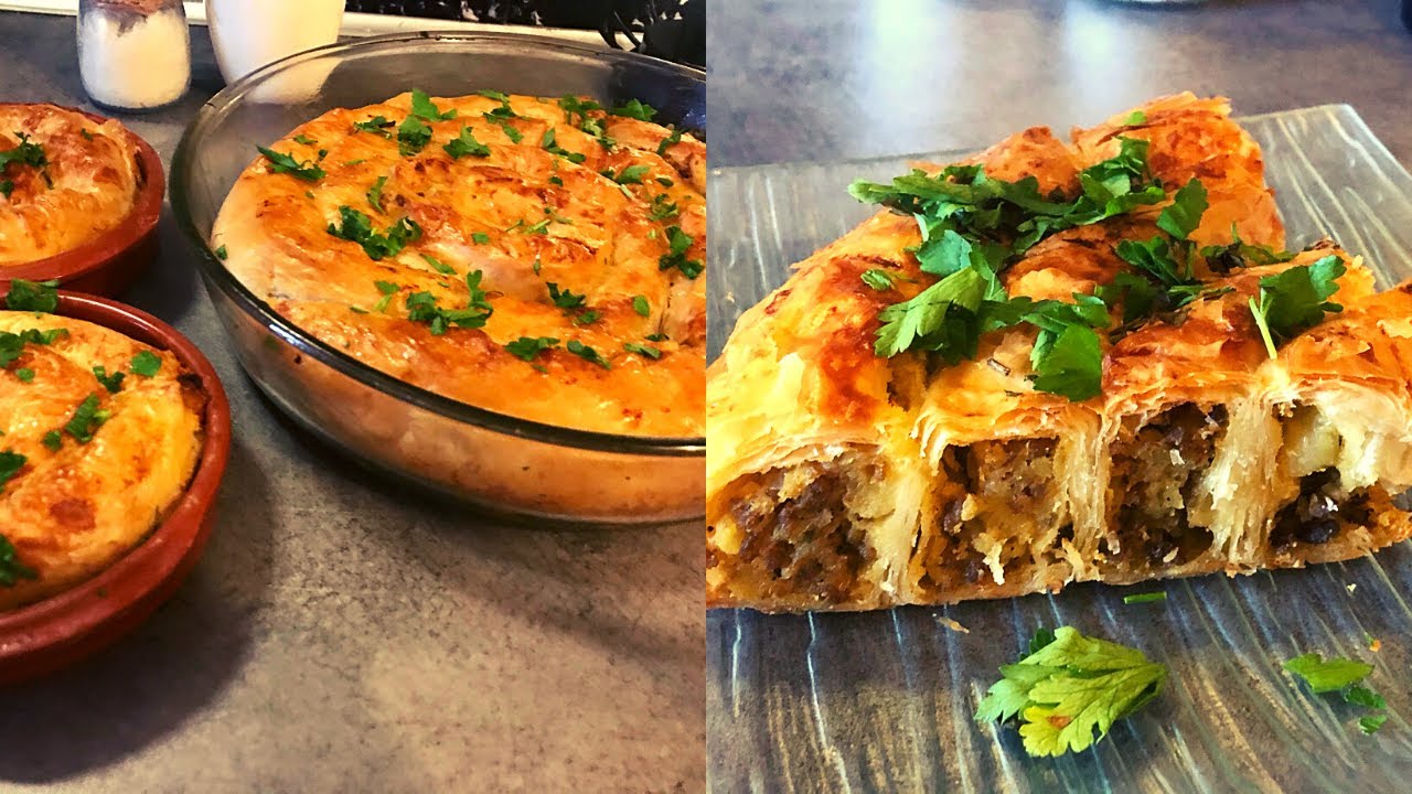 Recette de Borek turc pommes de Terre & viande hachée