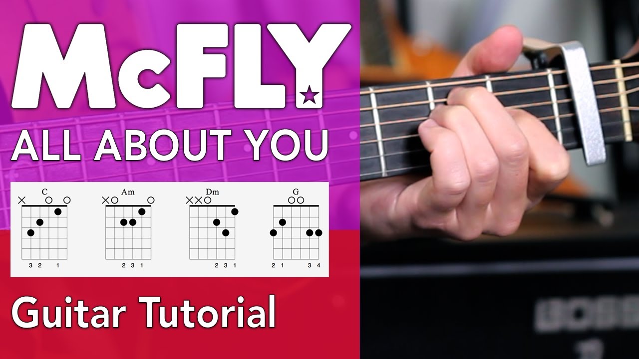 McFly - All About You (Acoustic) Guitar Lesson Tutorial // Chords how to play
