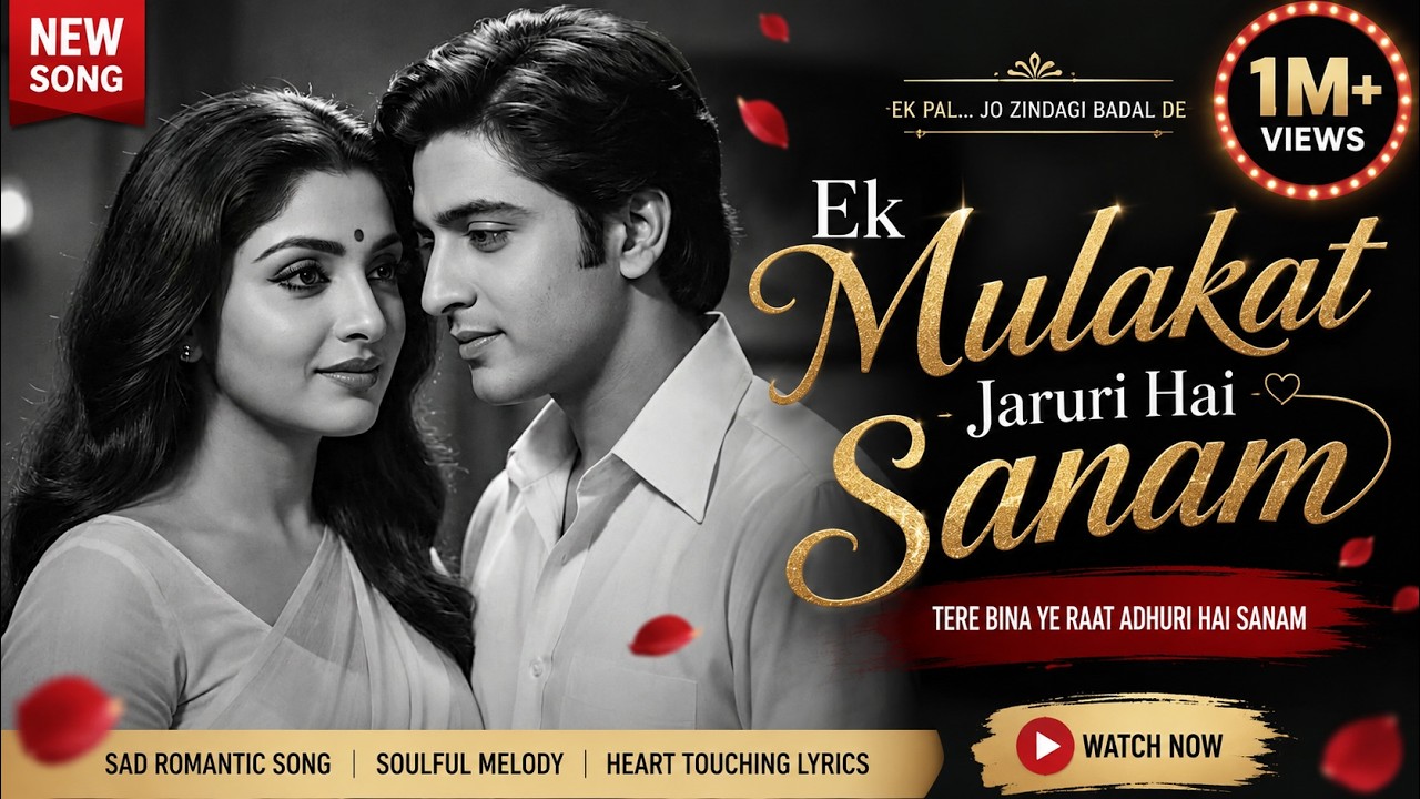 Ek Mulakat Jaruri Hai Sanam | Heart Touching 90s Style Love Song | Official Video
