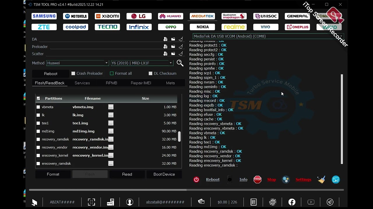 Y6 2019 SCATTER READ TSM TOOL