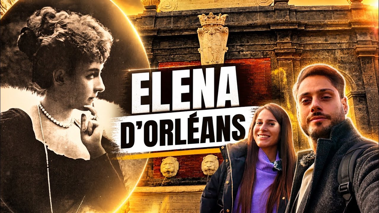 Elena d'Orléans e la Fontana della Duchessa.