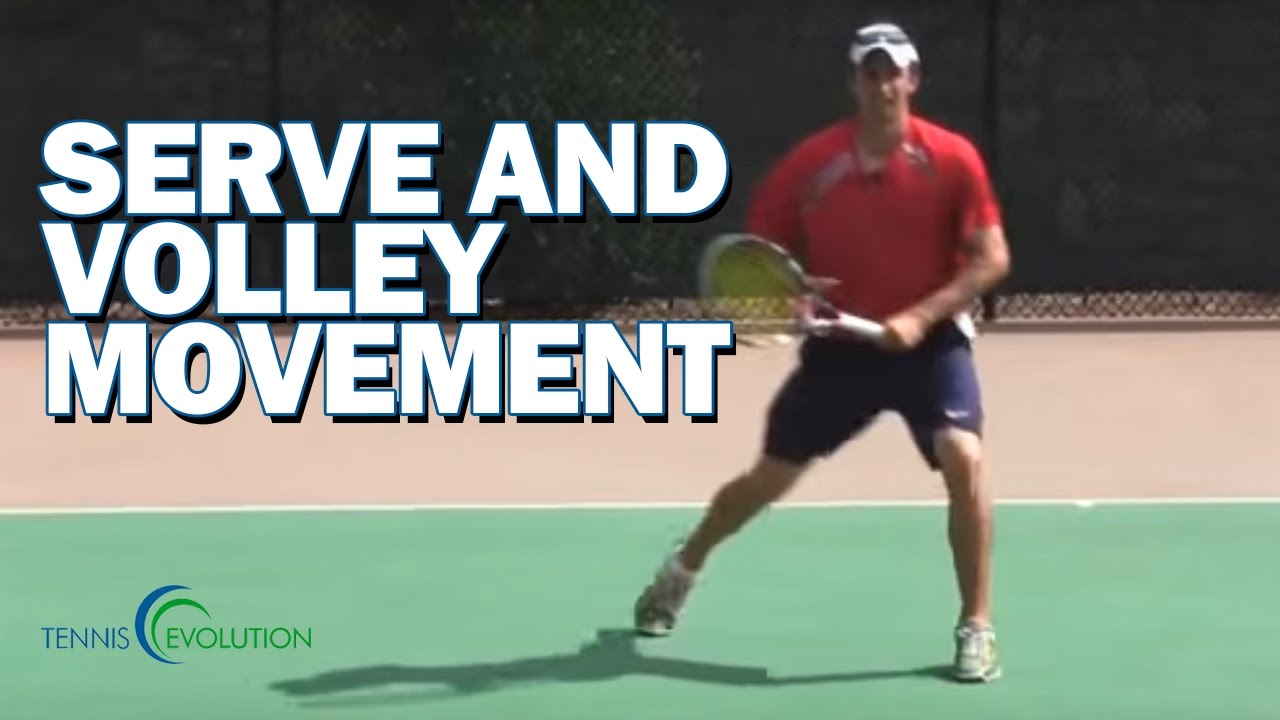 SERVE AND VOLLEY | How To Serve And Move Into The Volley