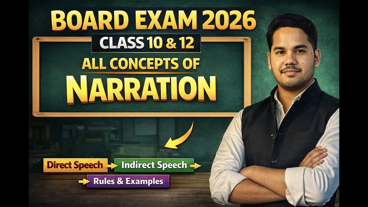 Direct and Indirect speech/Narration/board Exam