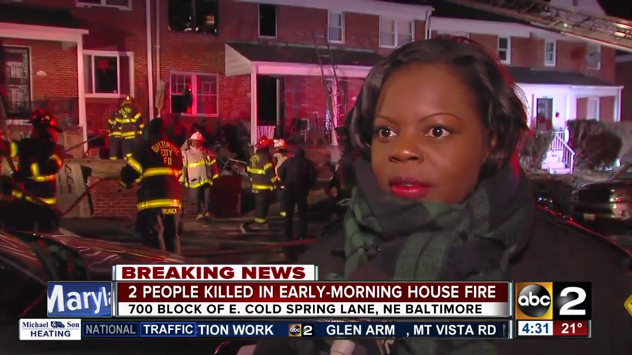 Woman, 4-year-old child killed in NE Baltimore house fire