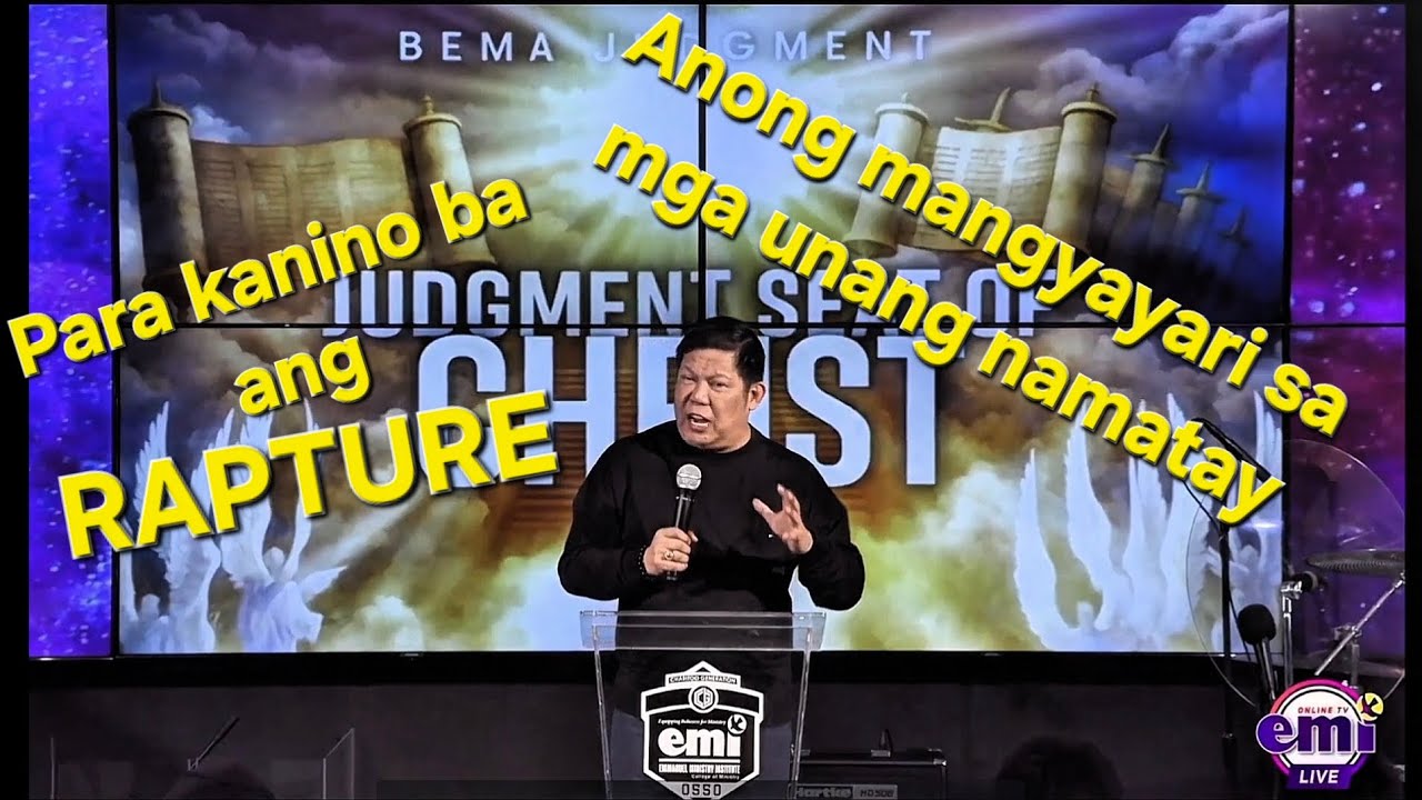 What Is the Rapture For? | Understanding God’s Redemptive Plan | Bishop Emi Domingo | Nov 16, 2025
