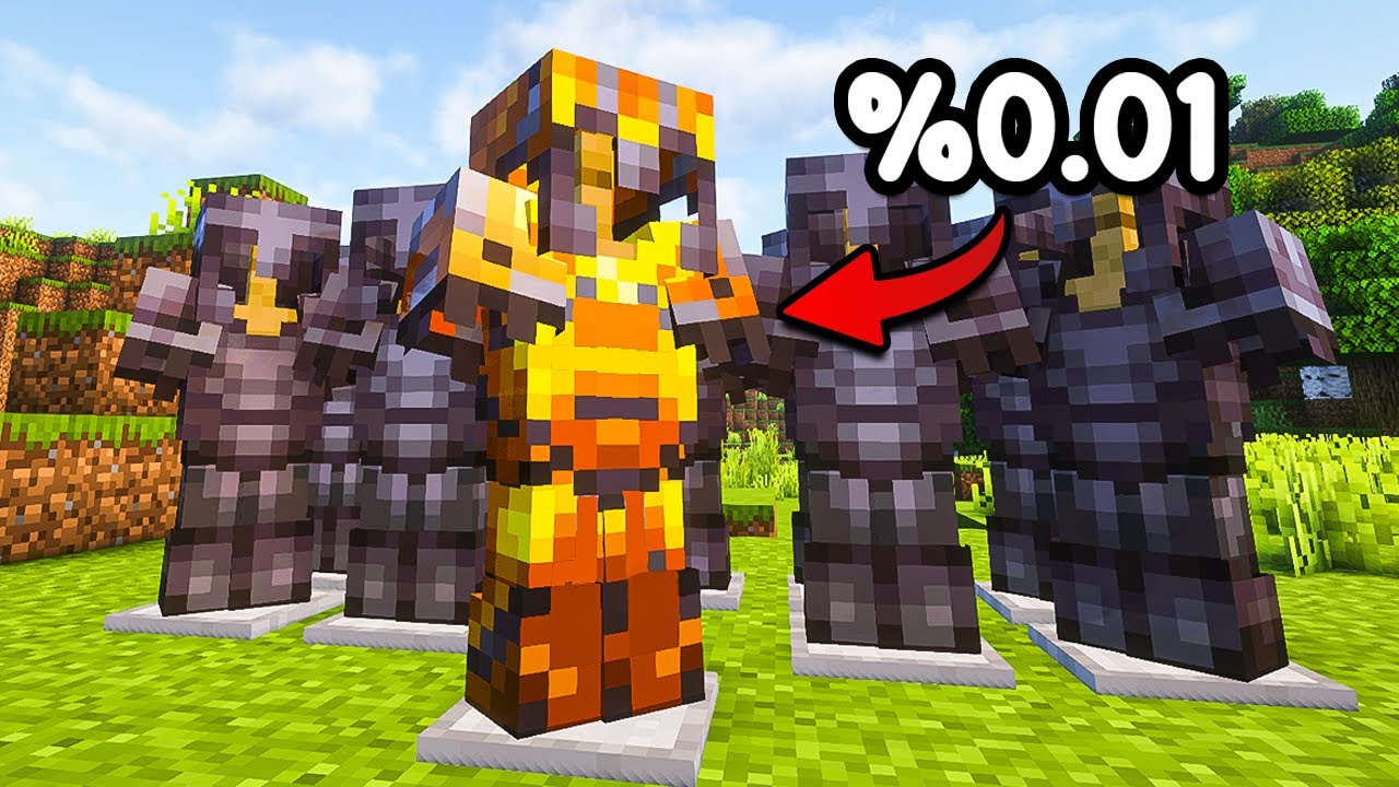 Minecraft Hardcore'un EN NADİR Zırhını Yaptım!
