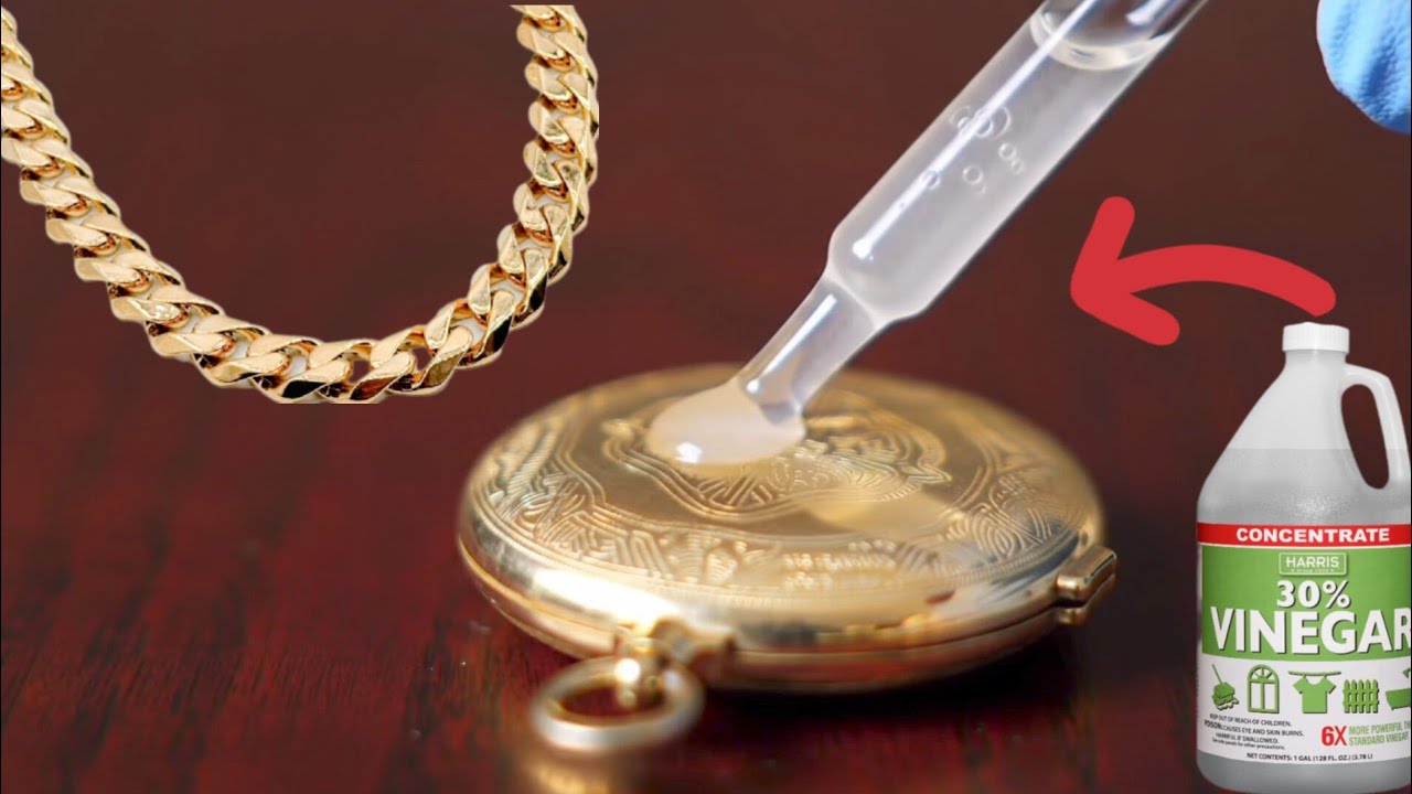Vinegar test | How To. Test Gold Jewelry At Hom (Real or Fake)