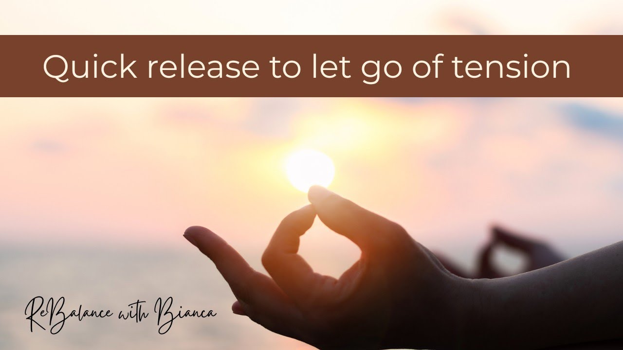 Release stress & tension stored in the body: ENERGY HEALING MEDITATION | ReBalance with Bianca