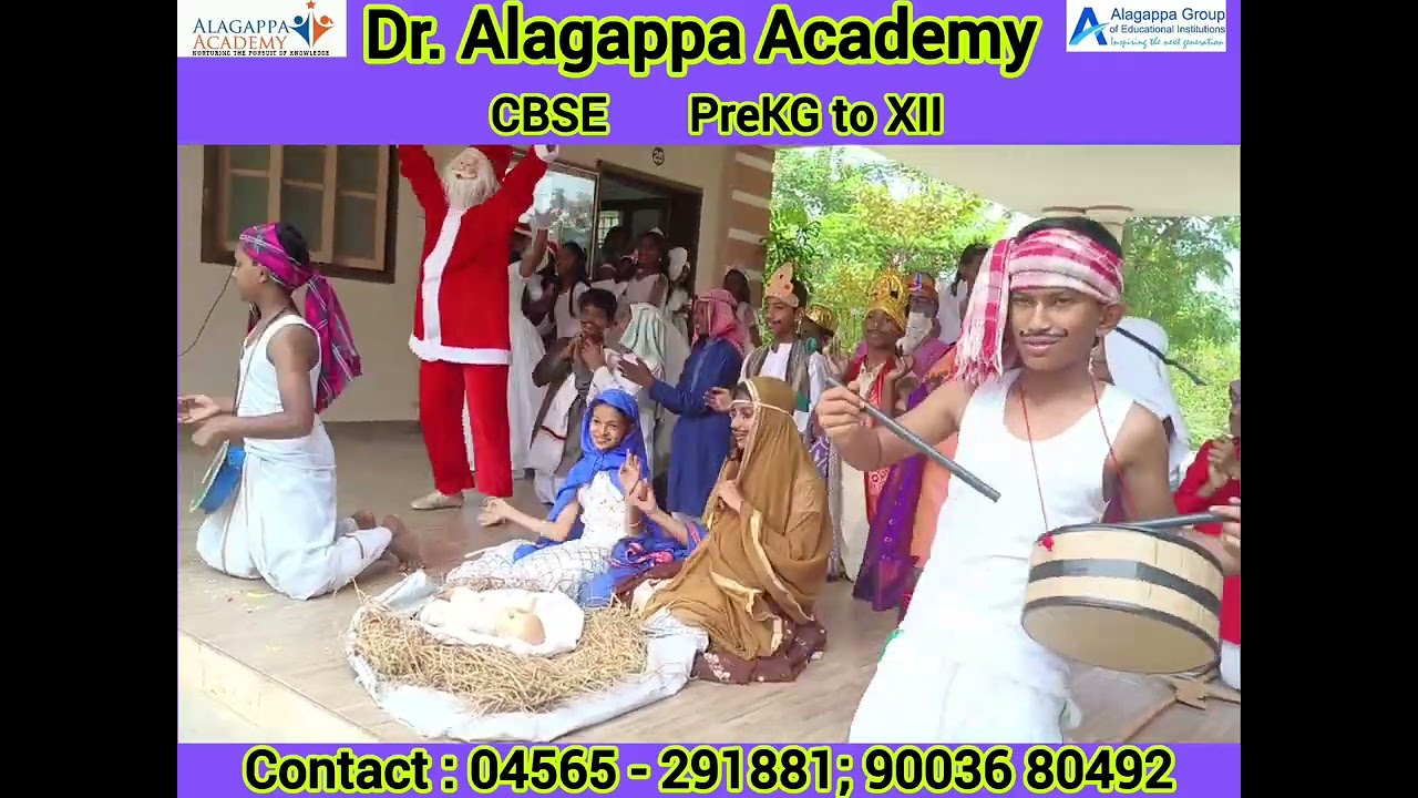 Merry Christmas! Dr.Alagappa CBSE Academy www.alagappaacademy.com  con: 04565 - 291881; 90036 80492