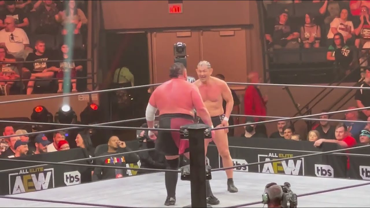 Samoa Joe (AEW) vs Minoru Suzuki (NJPW) vs | New Orleans | 4/13/2022 | Mania Week
