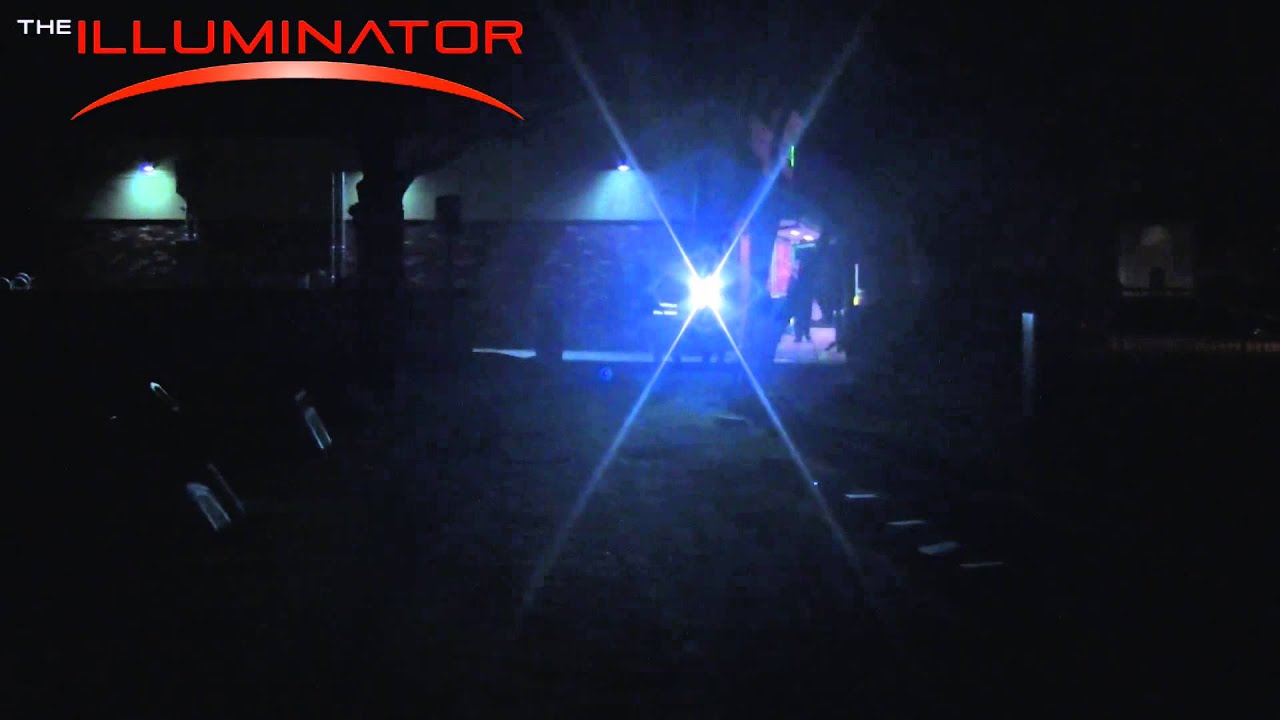 Illuminated Running Vest Safety Lights - Reflective Running Gear - The Illuminator Lighting Test