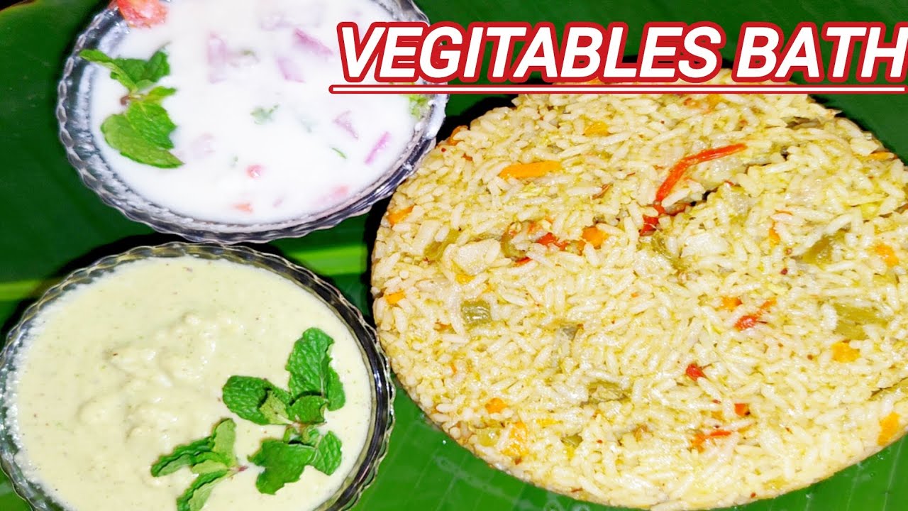 😋Vegetable bath Recipi in kannada | ವೆಜಿಟೇಬಲ್ ಬಾತ್ | palav in kannada |