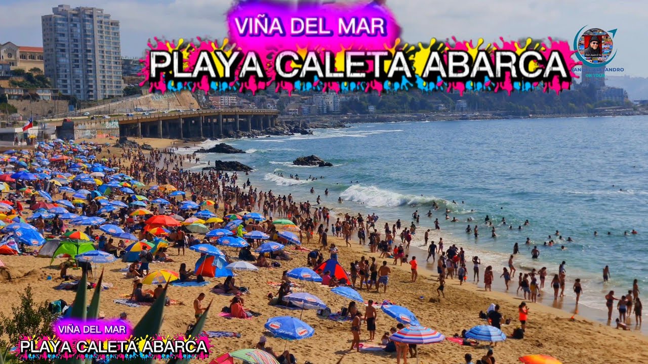 Playa CALETA ABARCA & Playas de Chile 🌞 / Viña del Mar 2026 #viñadelmar 🇨🇱