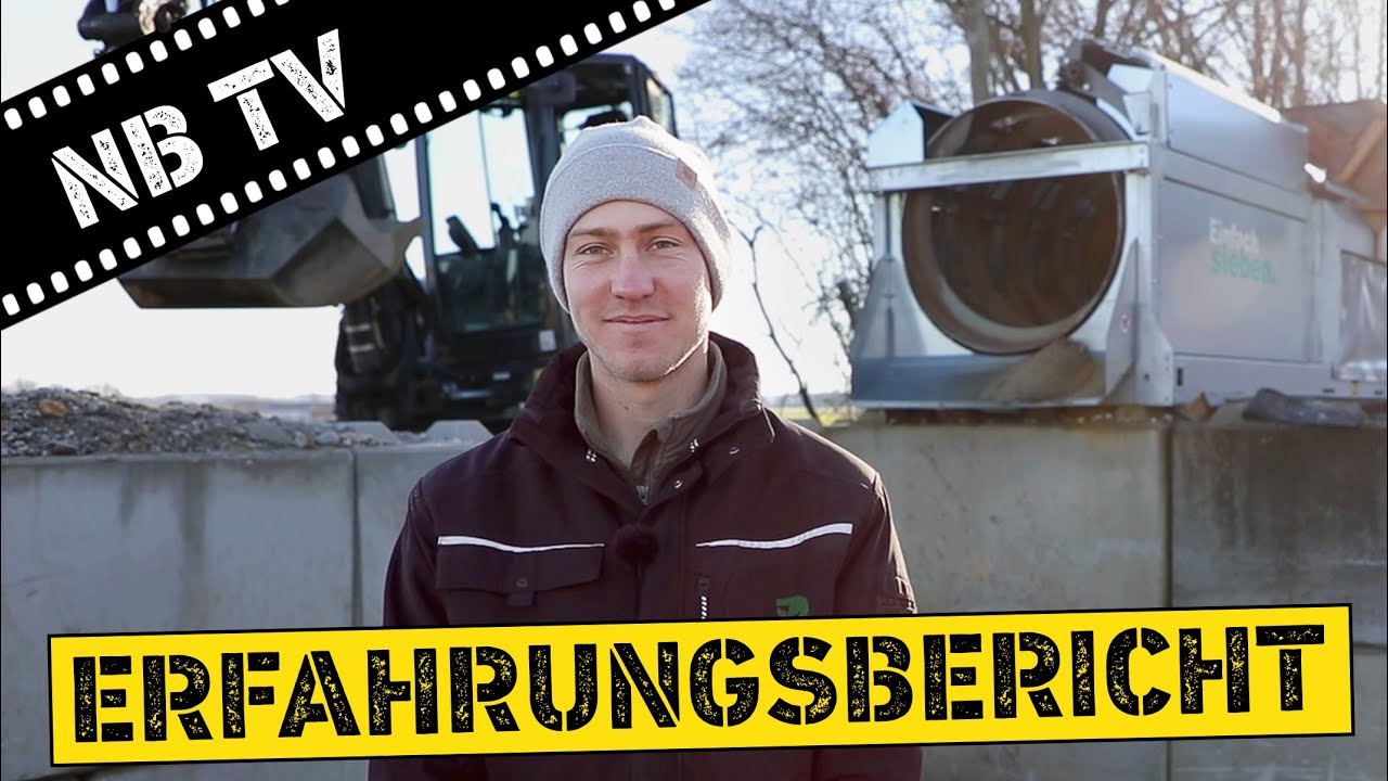 Erfahrungsbericht Gremac eZero Trommelsiebanlage | Pirschlinger Landschaftsbau