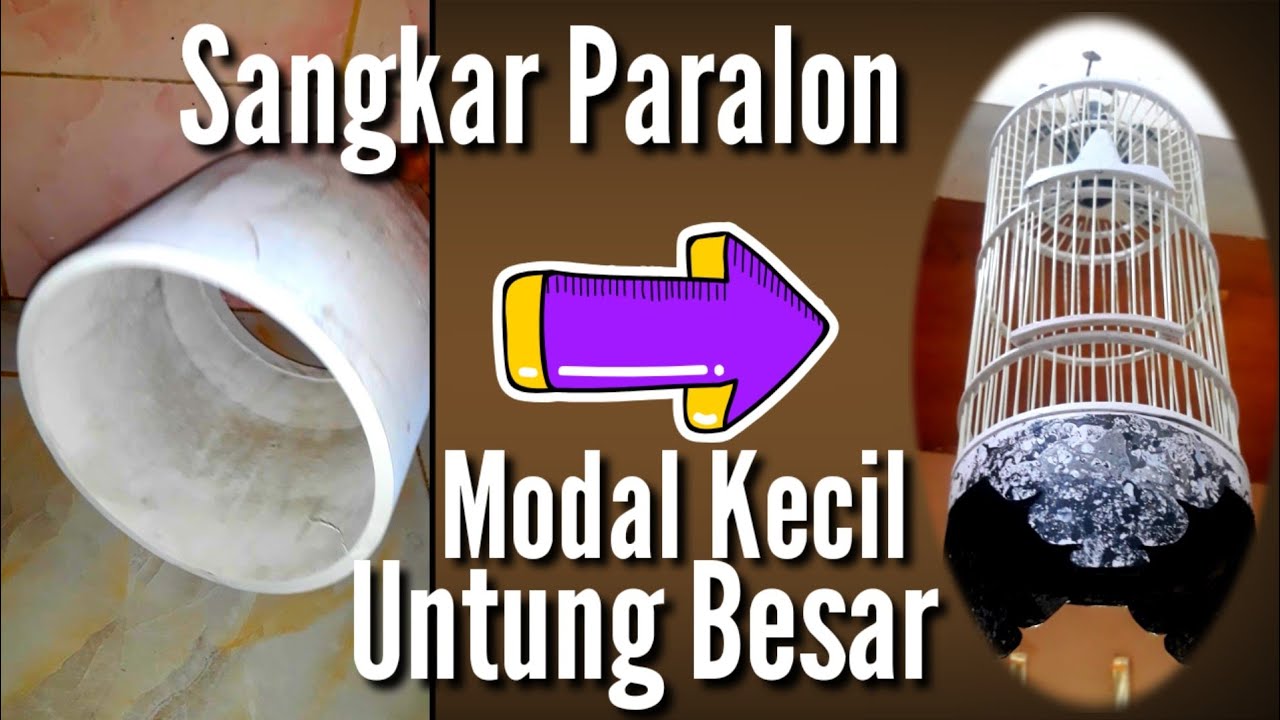 Sangkar Kolibri dari Limbah paralon