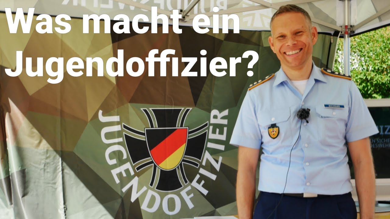 Bundeswehr erklärt: Was ist ein Jugendoffizier? Sicherheitspolitik hautnah...