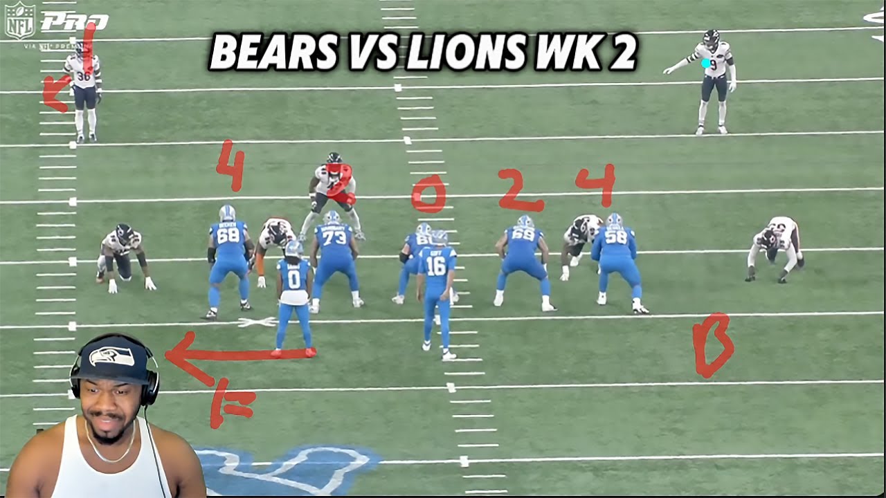 Seahawk fan reacts to Chicago Bears vs Detroit Lions Week 2 2025 