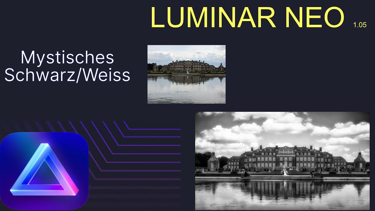 Luminar NEO 1.05 - Mystische Landschaft in Schwarz/Weiss