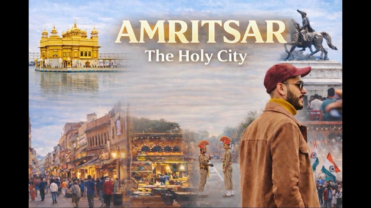 DAY 1 Exploring Amritsar – The Holy City | Golden Temple, Wagah Border & City Tour | Solo Travel