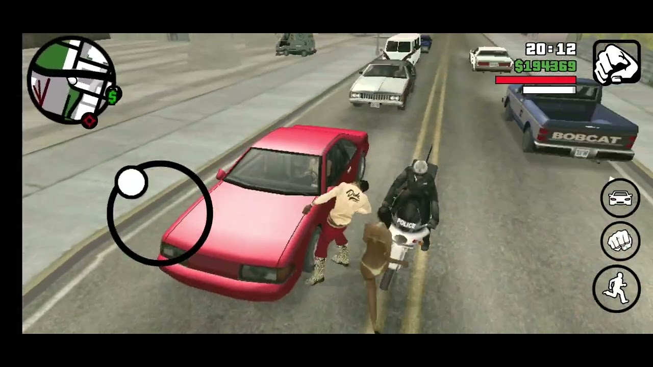 gta sa peds fight
