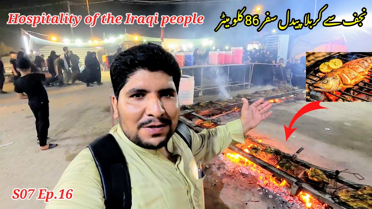 NAJAF TO KARBALA walk | Hospitality of the Iraqi people | S07 Ep.16 | Pakistan to Iraq by air travel