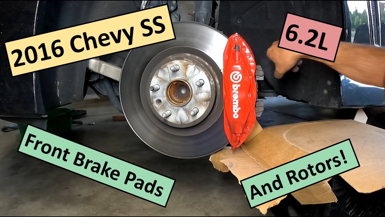 2016 Chevrolet SS Front Pads and Rotors