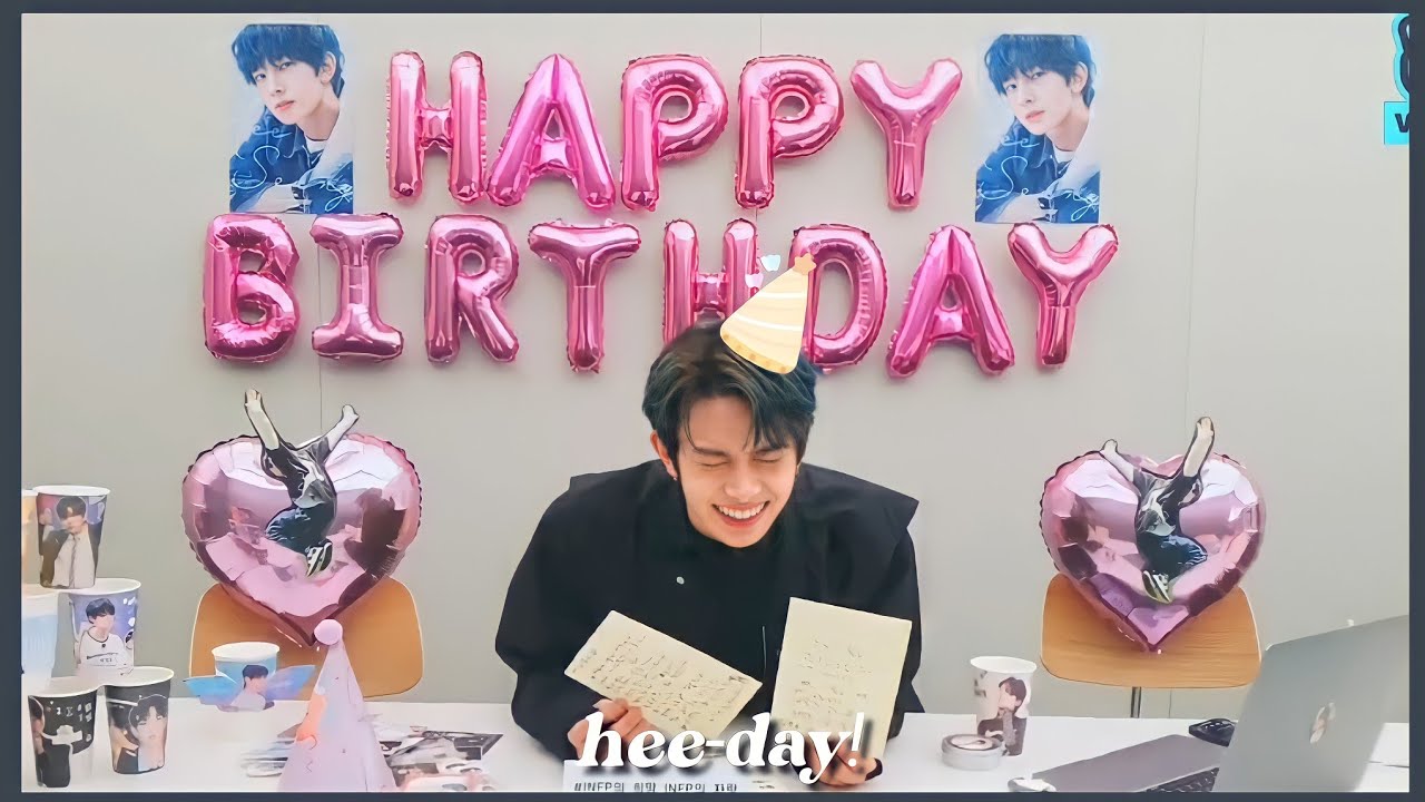 ⁀➷ENHYPEN HEESEUNG Reads Letters Left-Handed Written By His Members.. (HEESEUNG's Birthday🎉) //