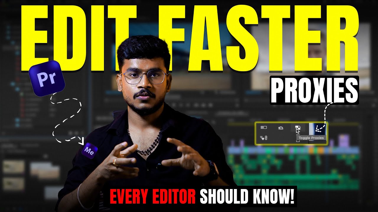 Edit 5X Faster with Proxies in Premiere Pro - JC Reddy
