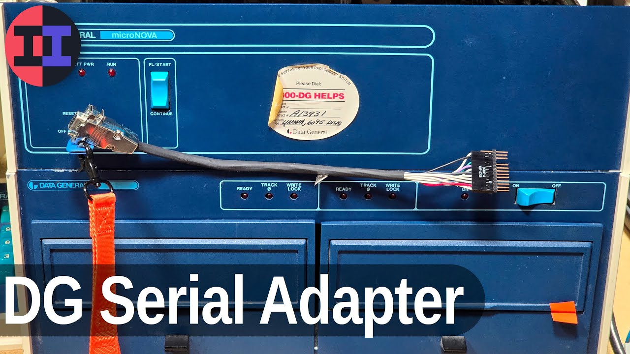 Data General Dasher and microNOVA Serial Adapter Cables