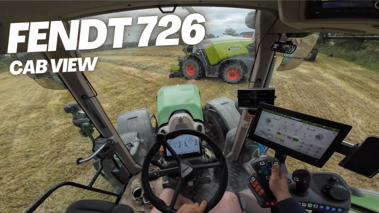 Cab View | Fendt 726 | Ensilage d'herbe